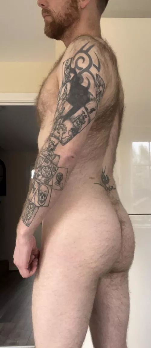 Fuzzy butt!