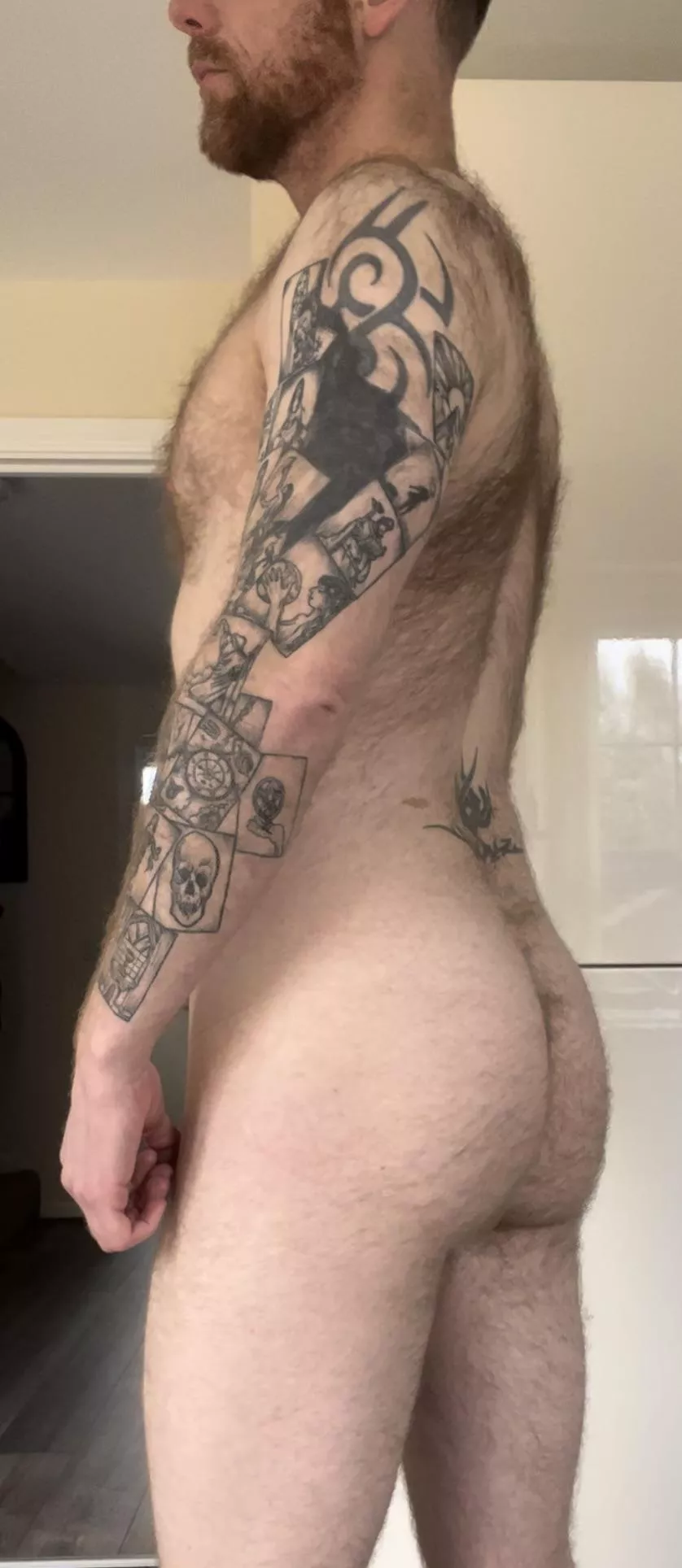 Fuzzy butt!