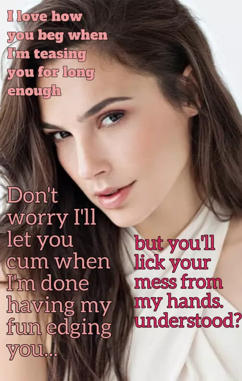 gal gadot makes sure you remember your place even when rewarded.