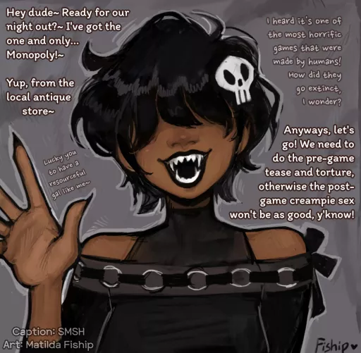 Game Night [Goth Girl] [Implied Sexual Torture] [Implied Sex] [Monopoly!] [37/365]