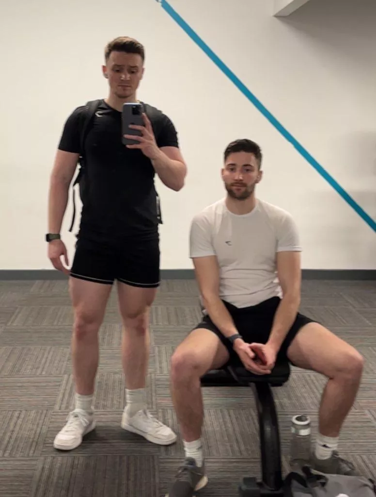 Gays who gym together…