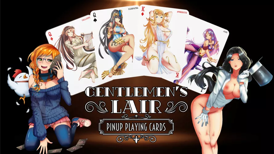 Gentlemen's Lair + r/Hentai Playing Card Collab