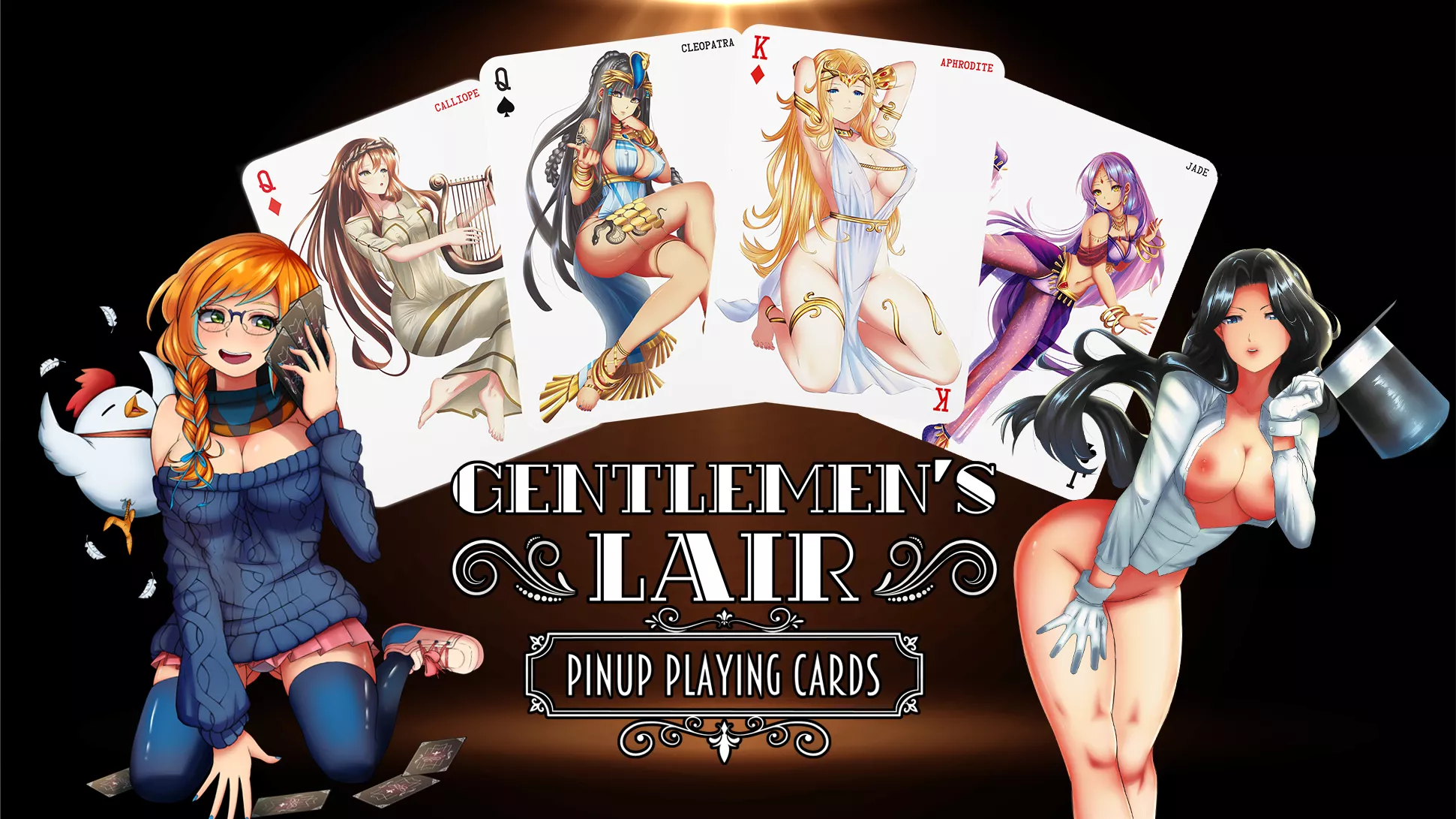 Gentlemen's Lair + r/Hentai Playing Card Collab