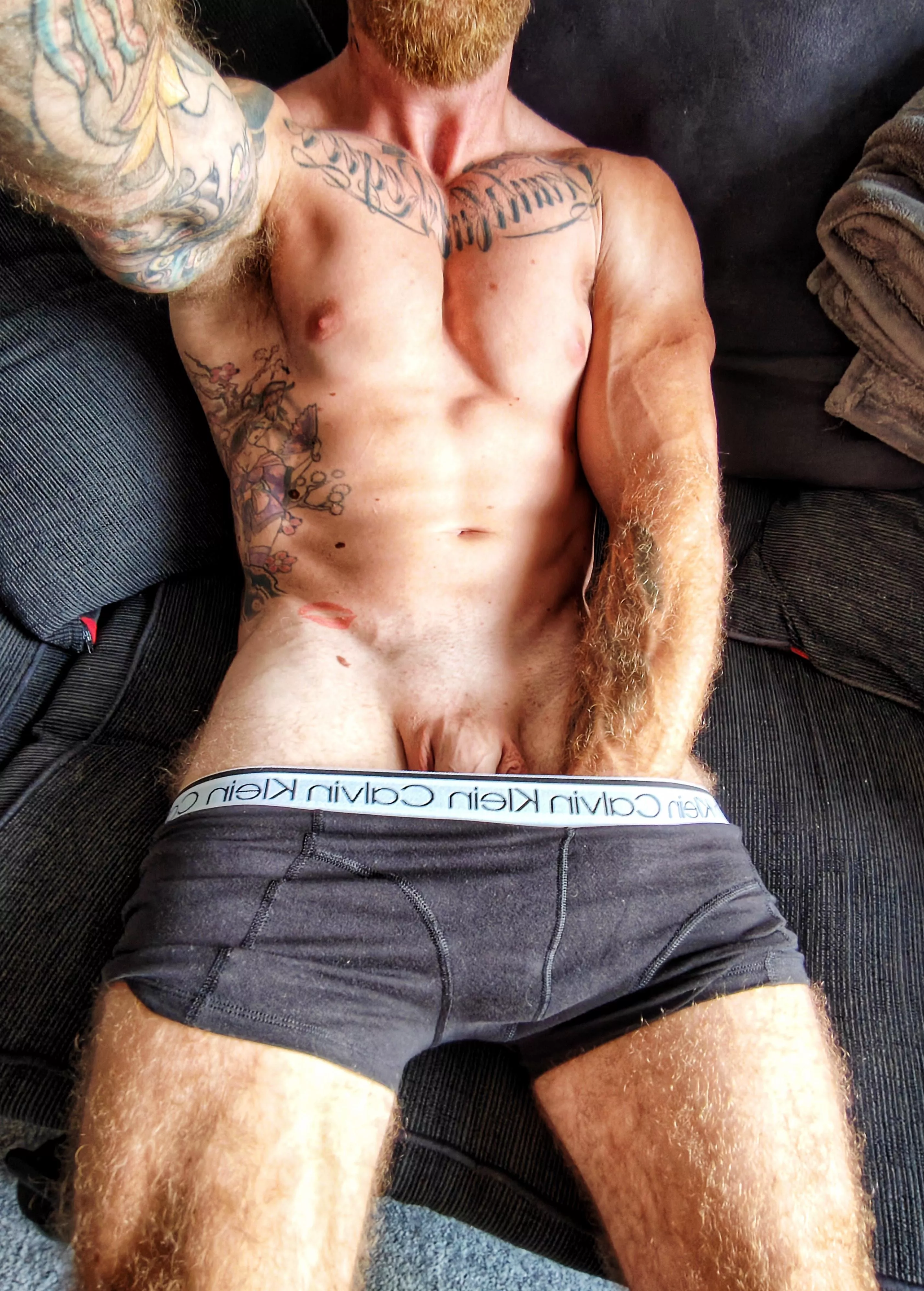 Get dressed or stay here all day?