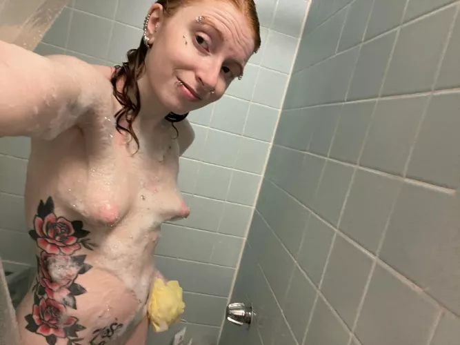Get in here and get soapy with me