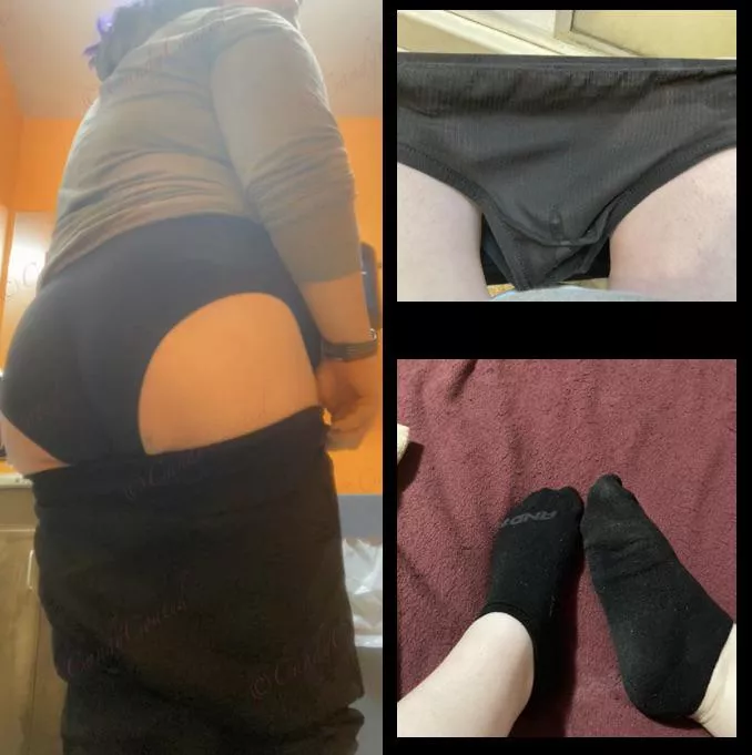 Get my sweet smelly gym attire from today! [Selling] claim both for $40 before they go into the wash!