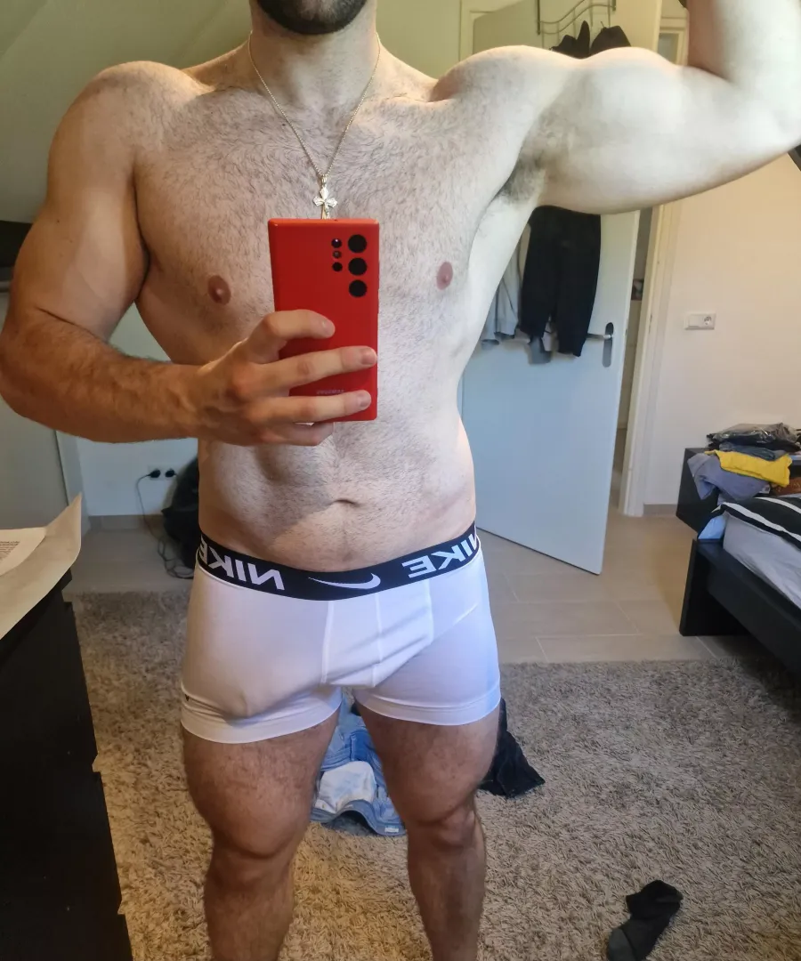Get over here, pull my boxers down and start sucking