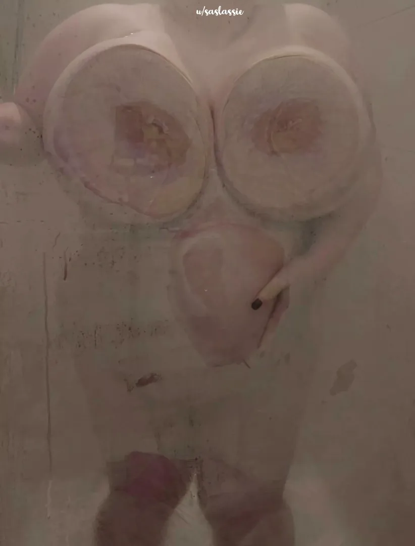 Get steamy and press me up against the shower door