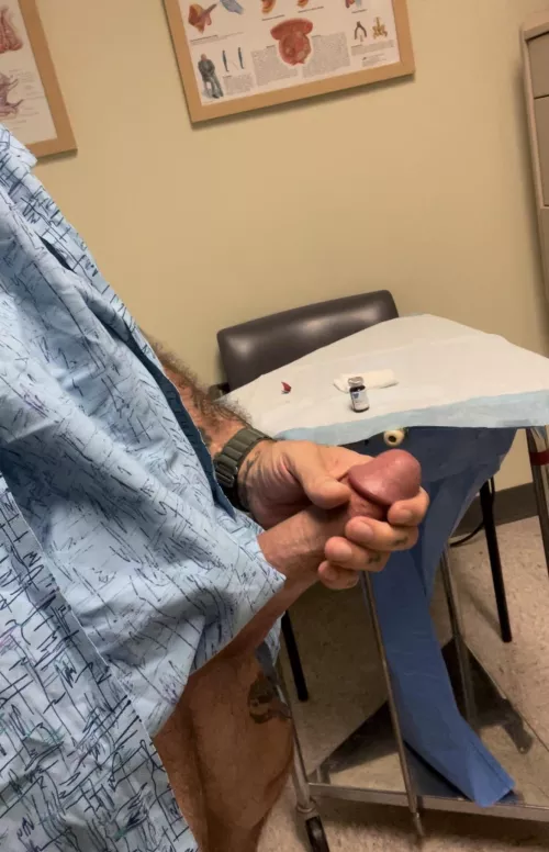 Getting hard at the doctor’s office