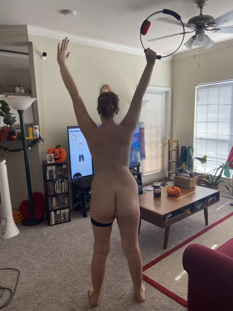 Getting in some good stretches