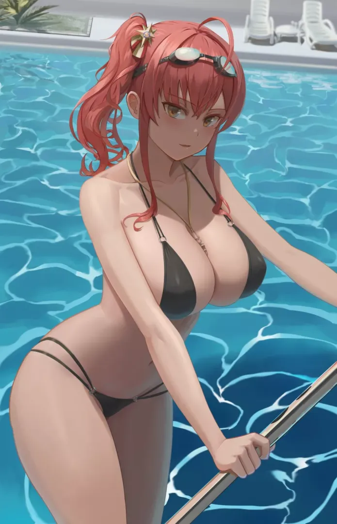 Getting in the pool