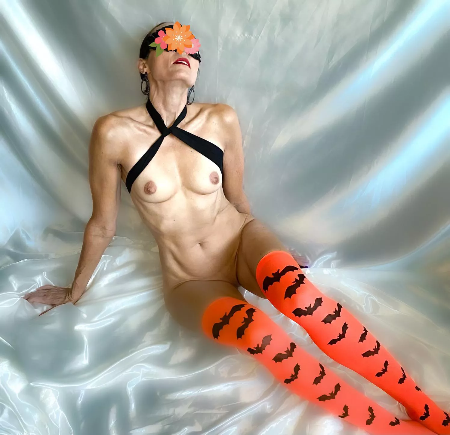 Getting into the Halloween spirit.