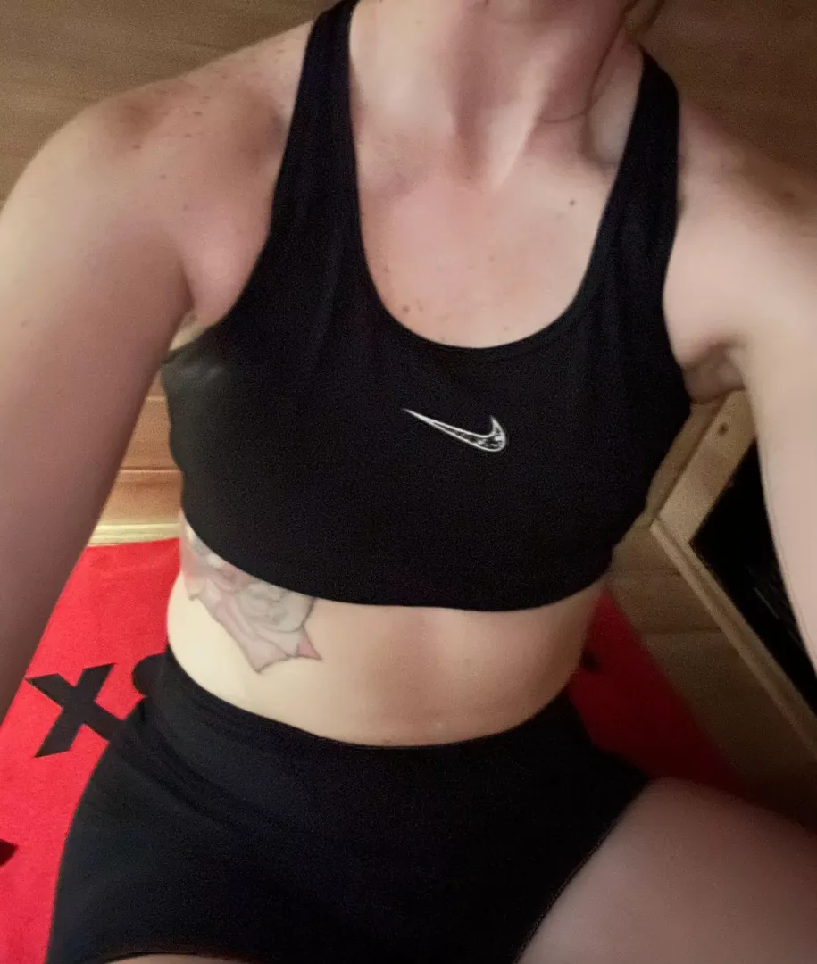 getting my sweat on