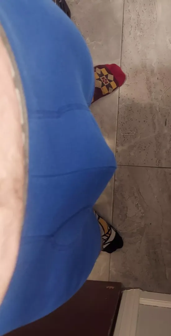 Getting ready for work and thought I was poking out a little much today