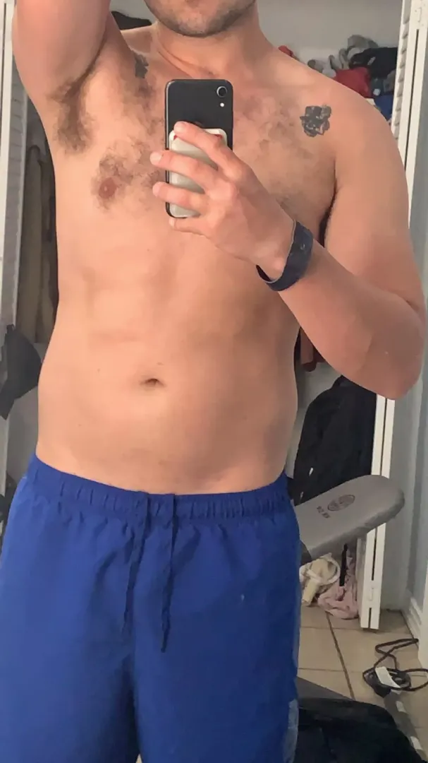 Getting sweaty.