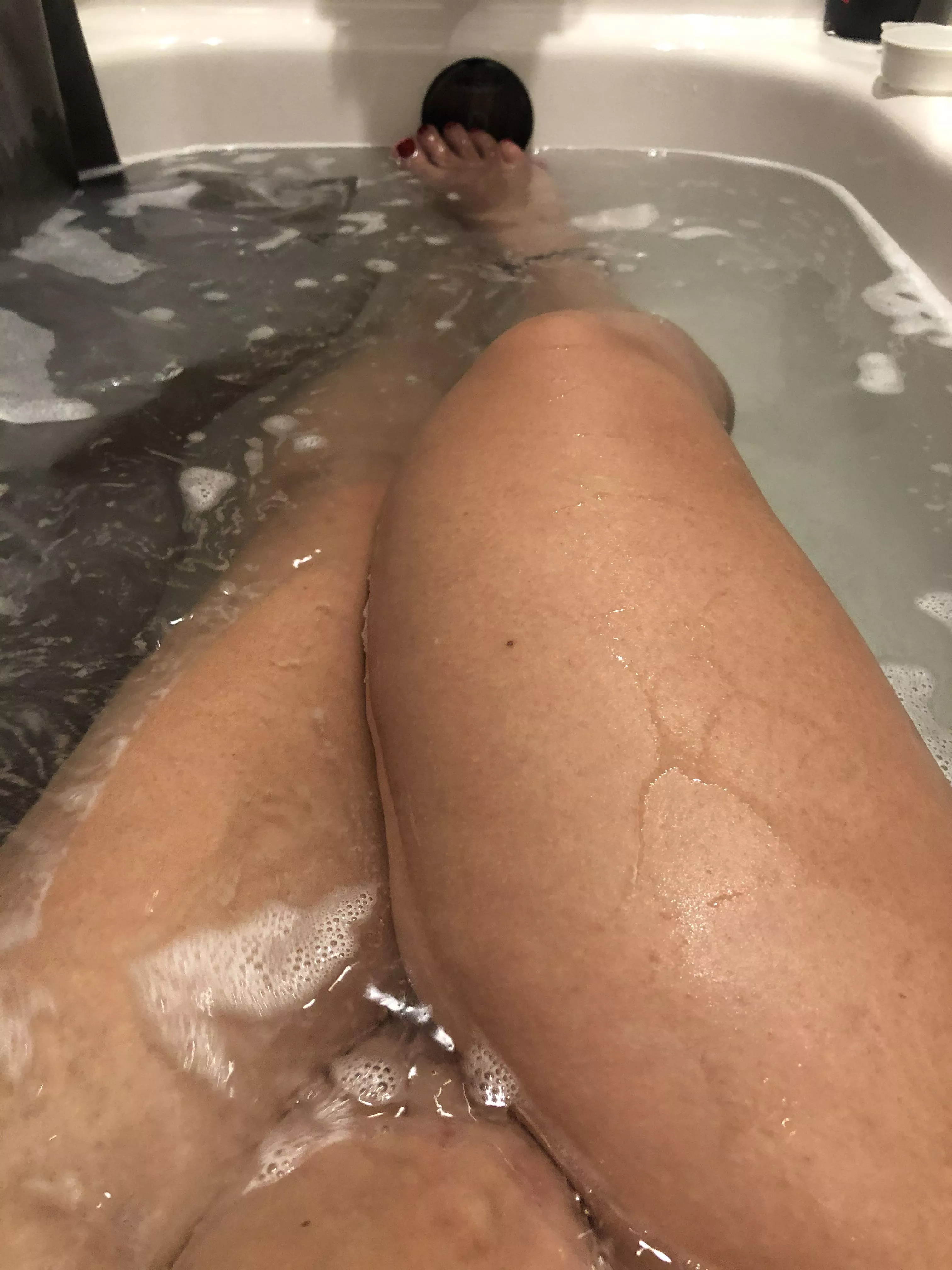 Gf got all wet.