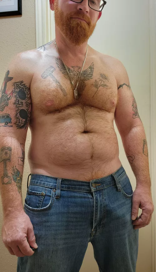 Ginger chest fur