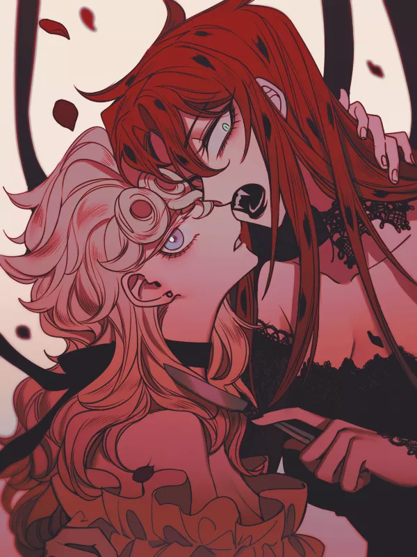 Giovanna & diavolo (sempon) [Jojo's Bizarre Adventure]