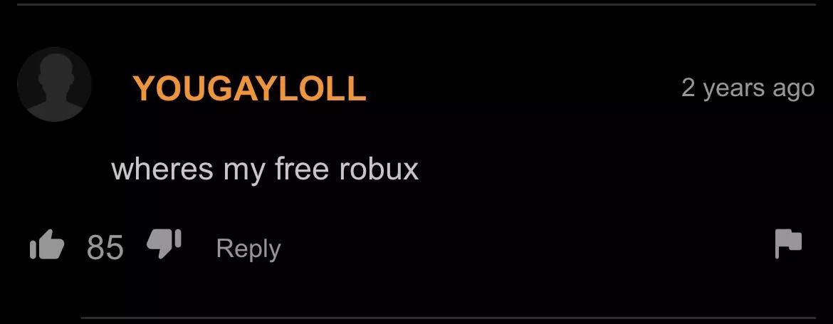 Give bro his robux