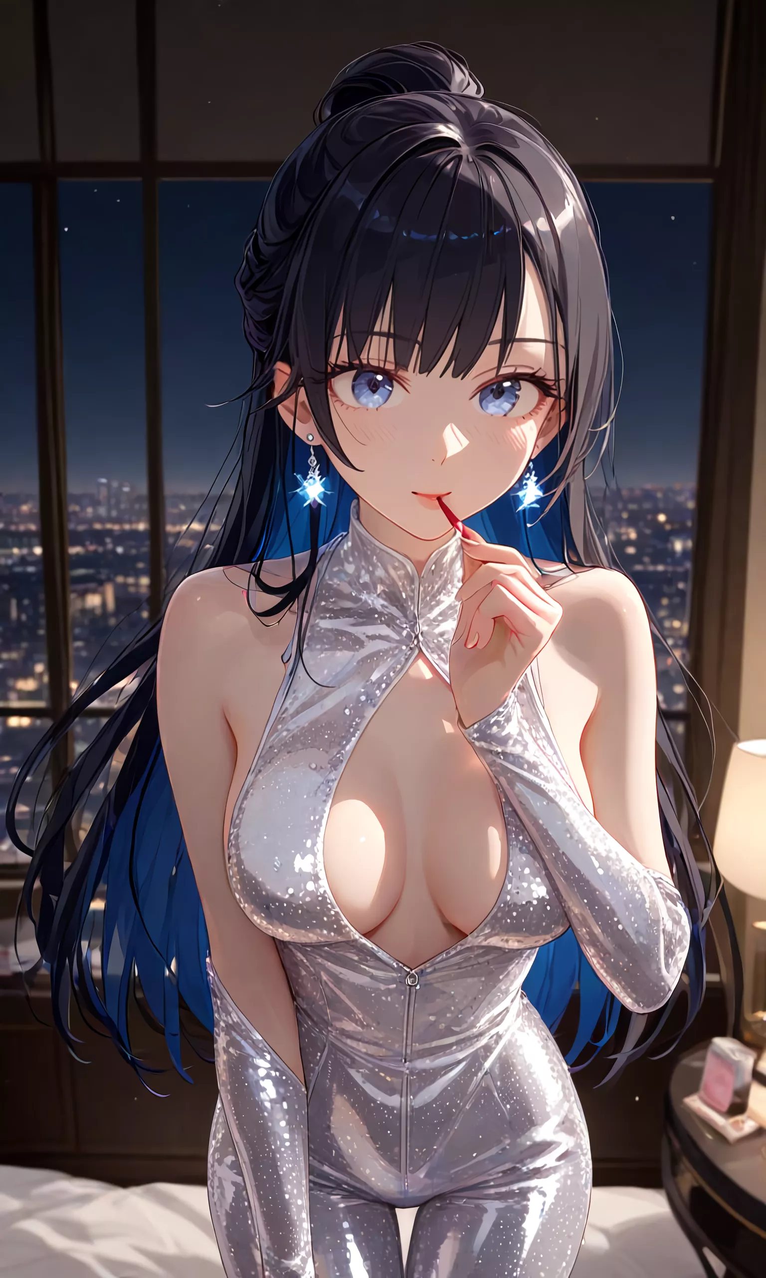 Glittery Silver Outfit 