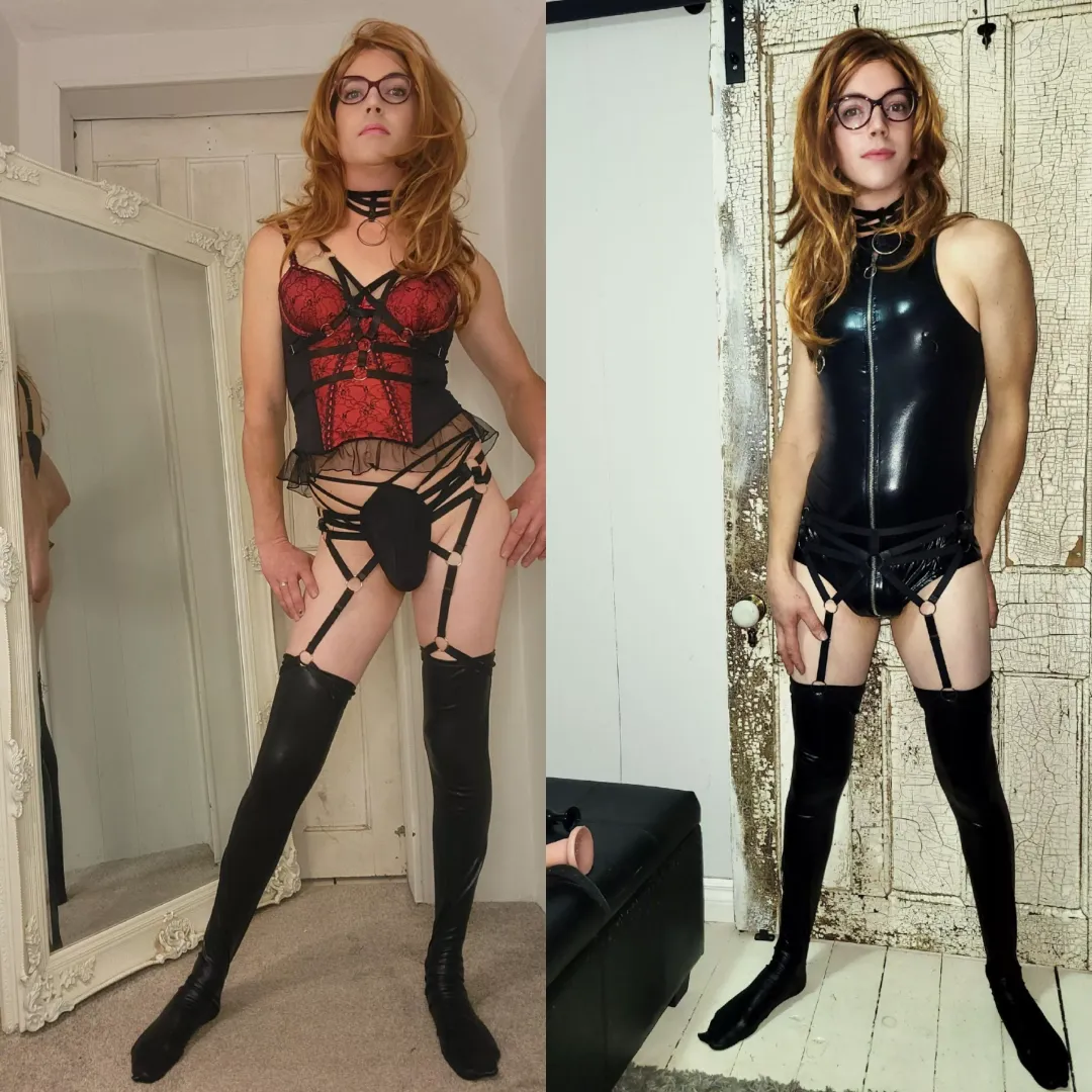 Going to my first CD night at the bathhouse .. which outfit ?