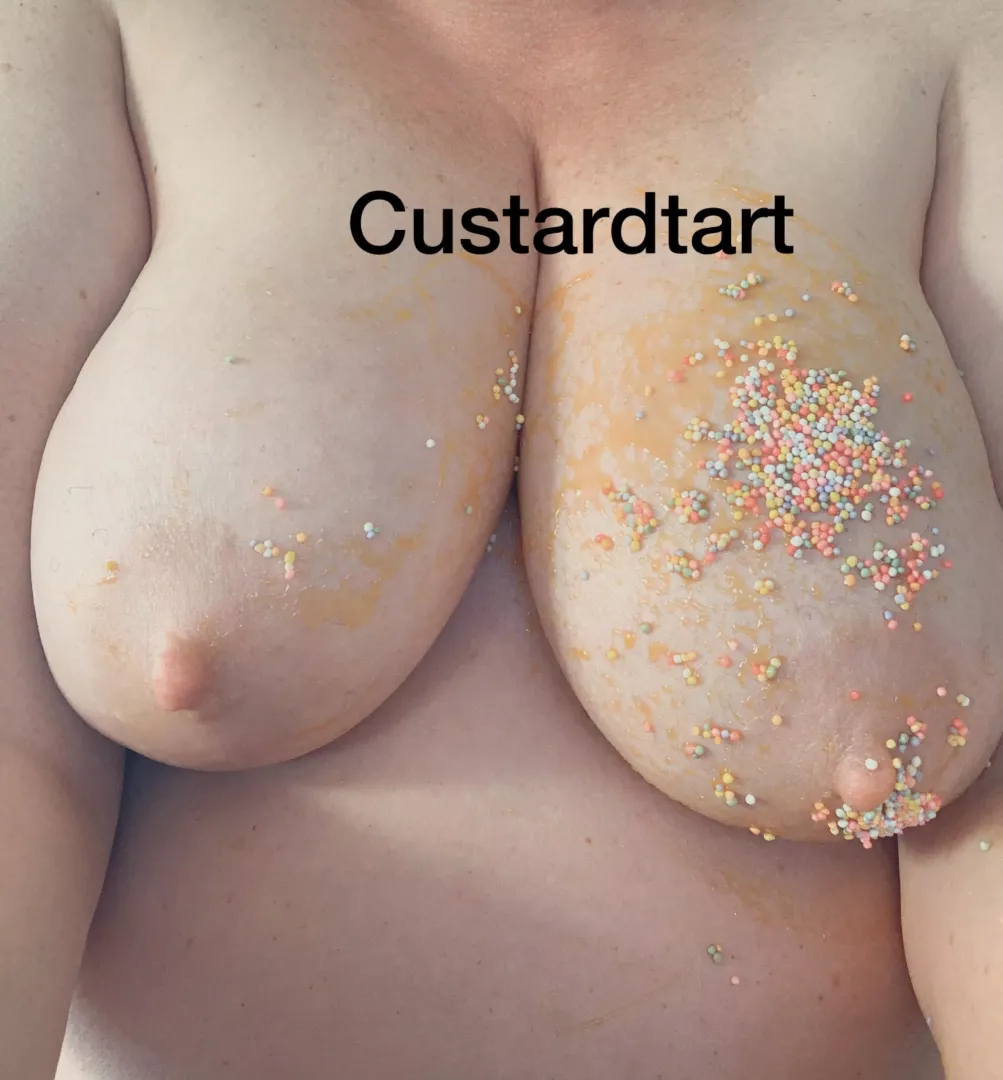Golden syrup and sprinkles - come and play with me!!