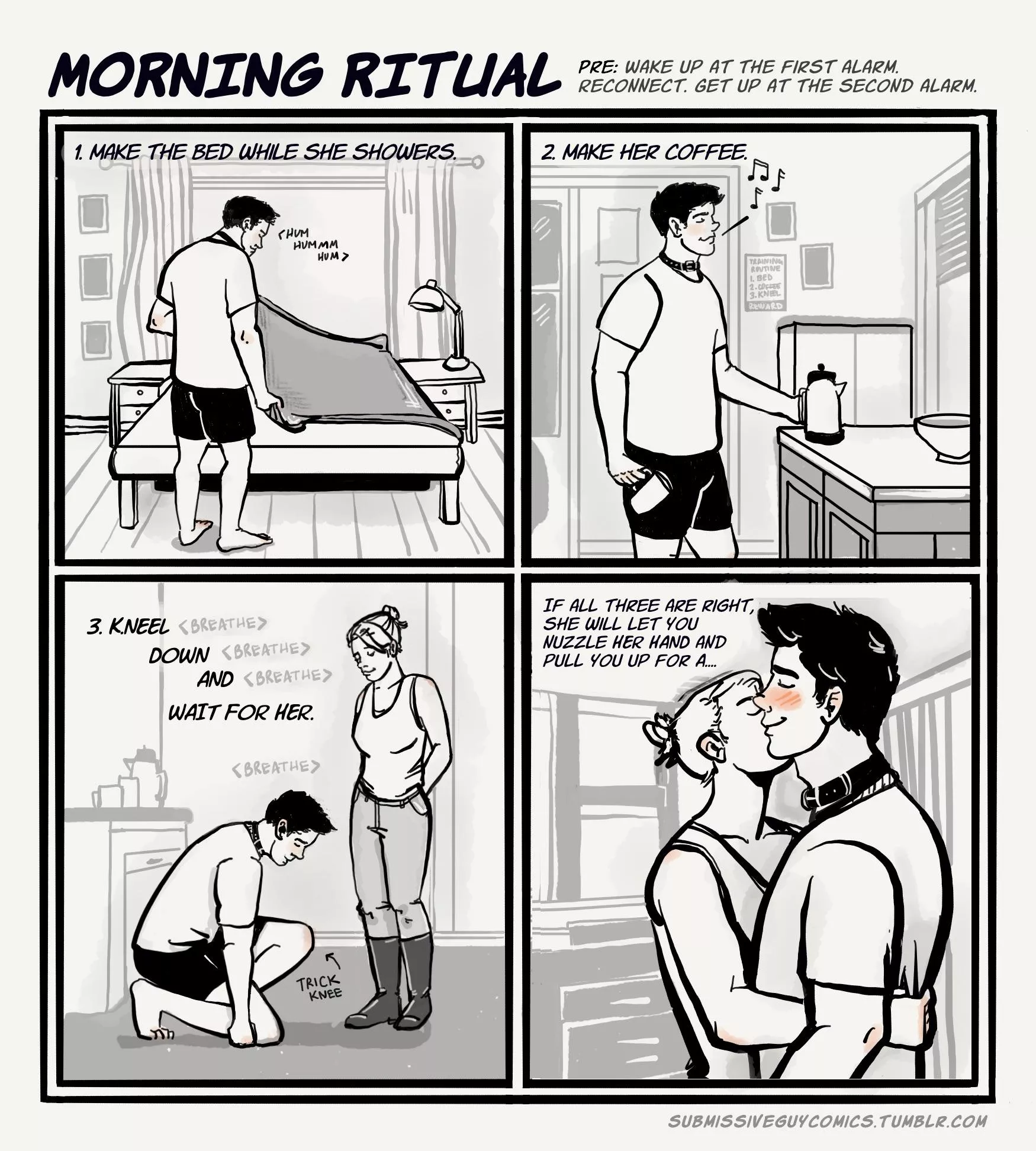 Good boys make sure the day starts with service 