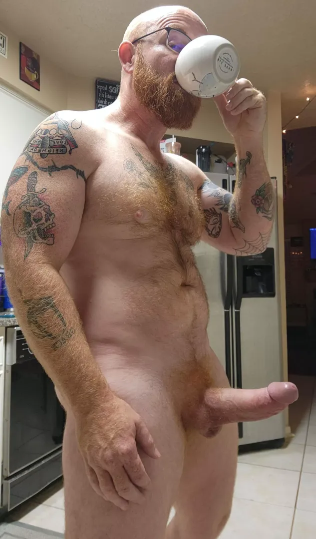 Good morning, can daddy get you some coffee? [42]
