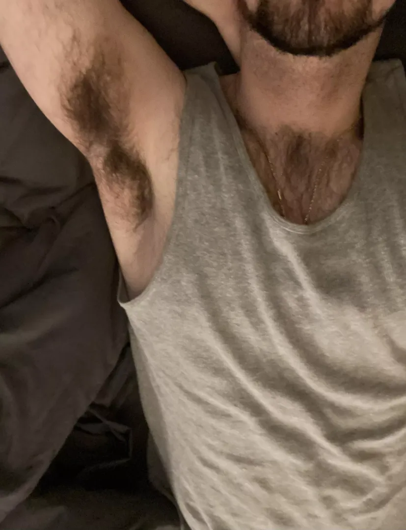 Good morning from me and my hairy pits