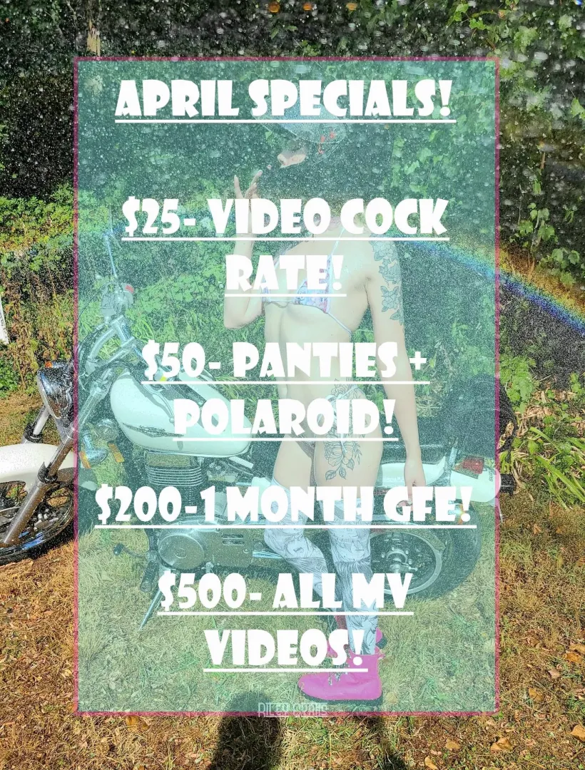 🌈Good morning! Post that selfie today!✨
🐰SPRING HAS SPRUNG🐰
HUGE GFE SALE 💖 1 month + my PERSONAL Snap🥰