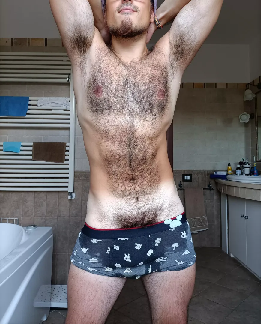 Good ol post workout pic