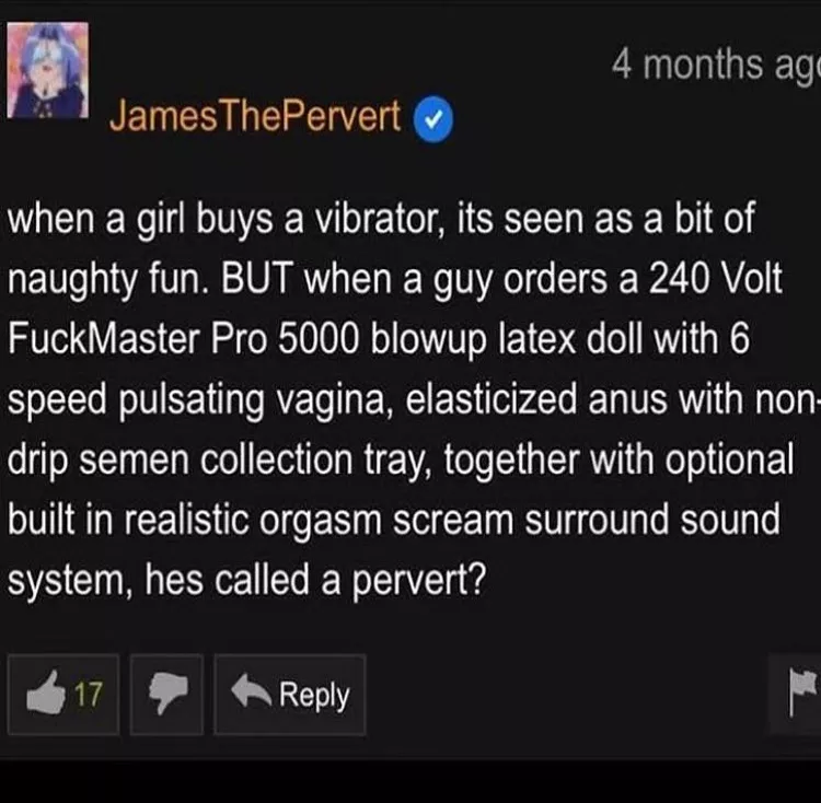 Good point, James