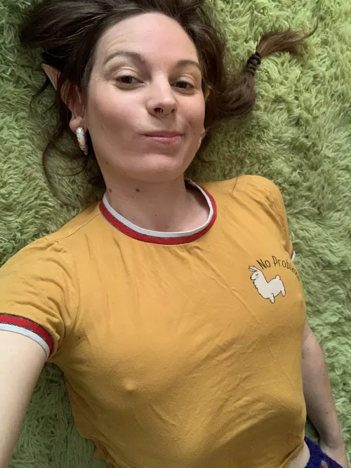 Got a case of Nipplititis and Elf Ears Disorder