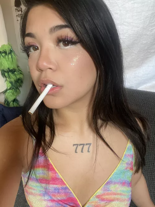 Got dolled up to answer a few smoking questions