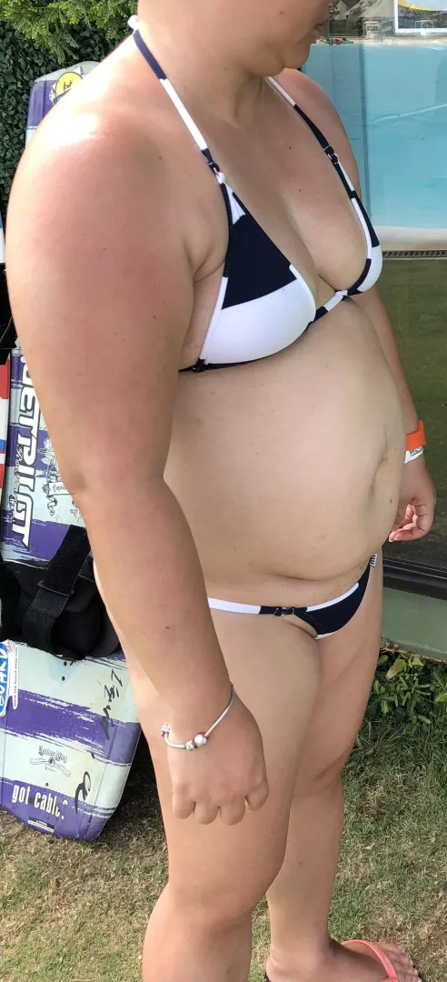 Got herself a tan!