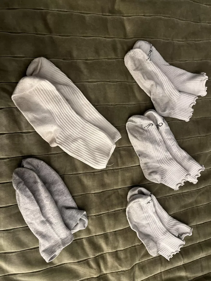 Got more white socks! 