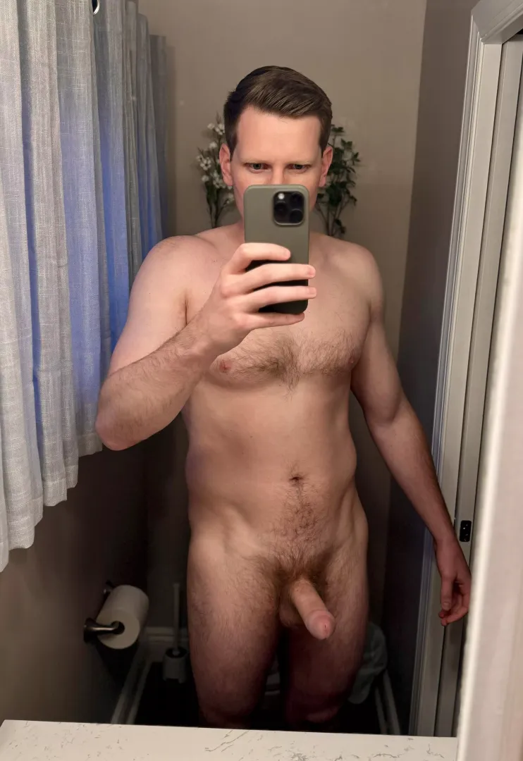 Got out of my work clothes as fast as possible