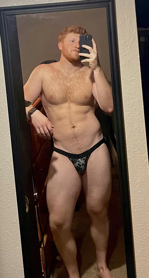Got some new underwear, you like?