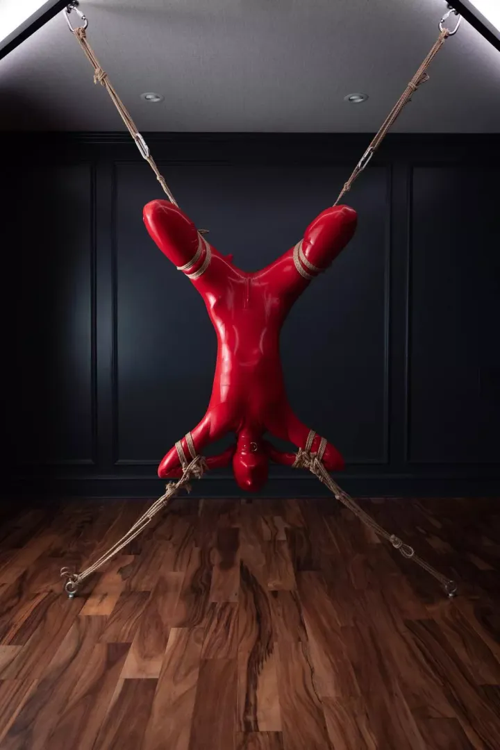 Got to do the rigging for a @reflectivedesire shoot! This was a dream! Model is latexvespa