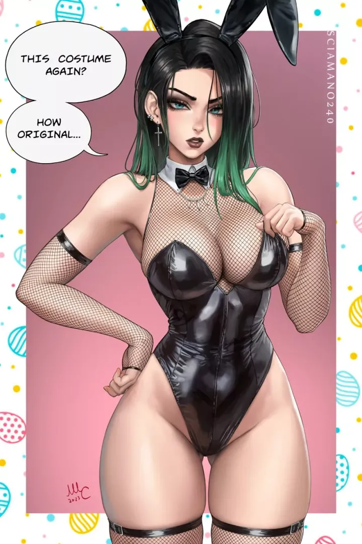 Goth Bunny April