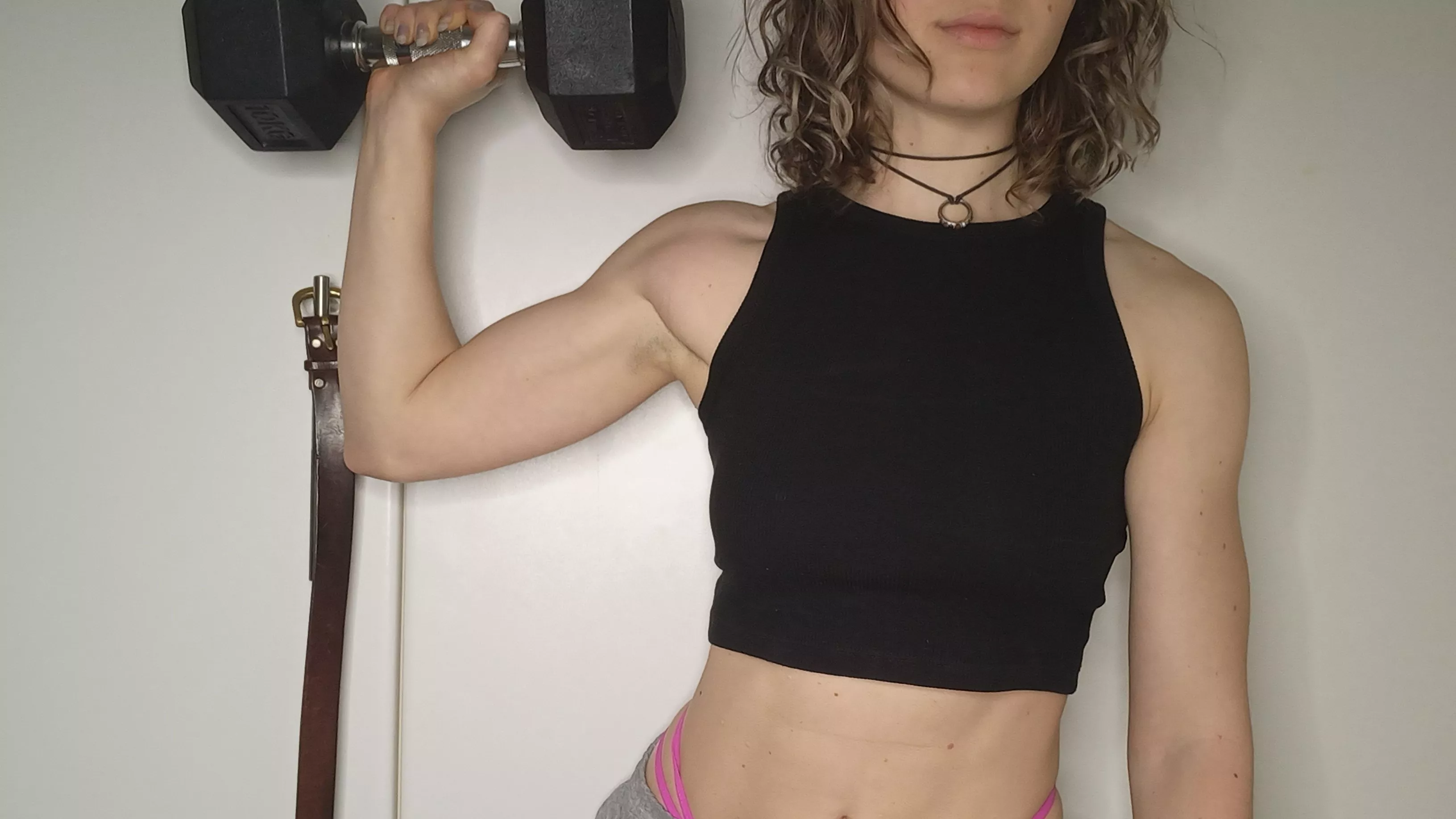 Gotta gym in the dorm room these days!