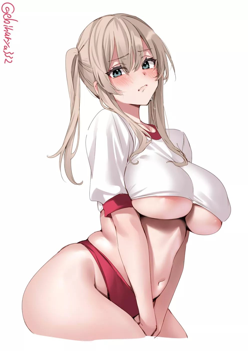 Graf Zeppelin underboob [Kantai Collection]