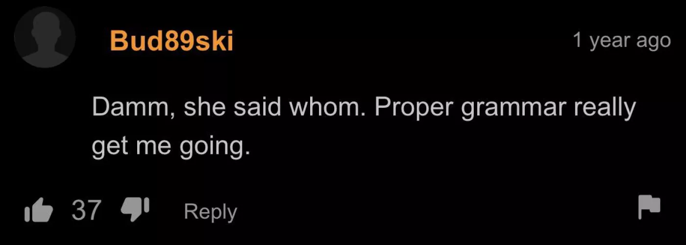 Grammar is getting hard.