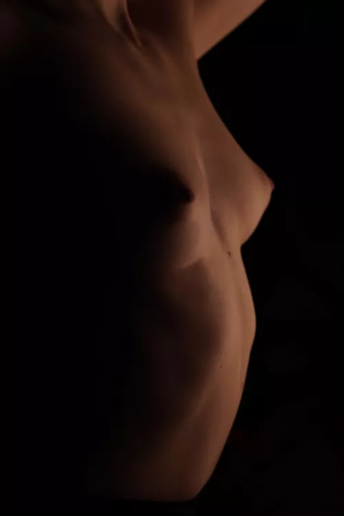 Grateful that I always have my personal model to practice with.