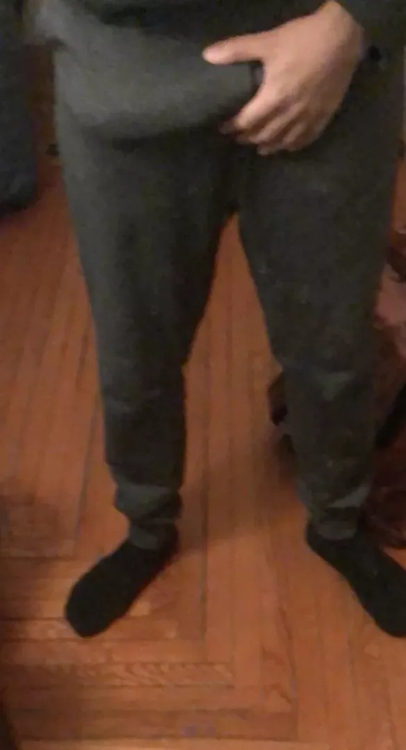 Gray sweats can get a bit risky