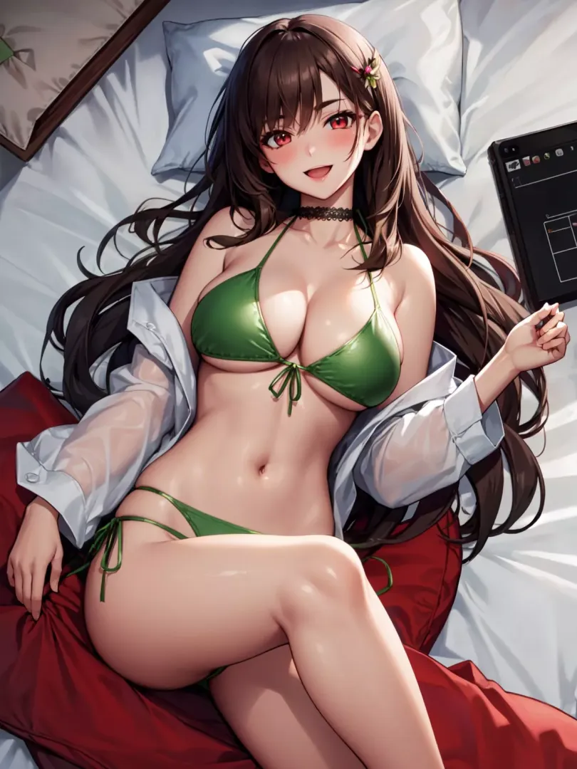 Green Bikini