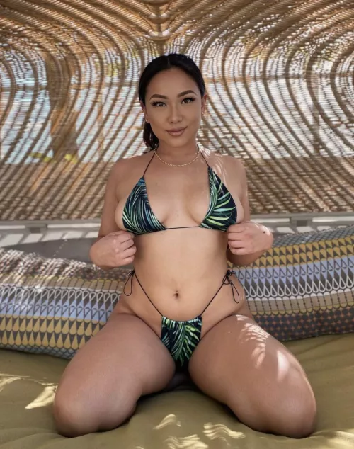 Green bikini