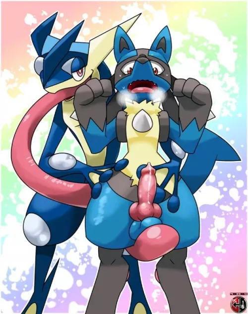 Greninja x Lucario