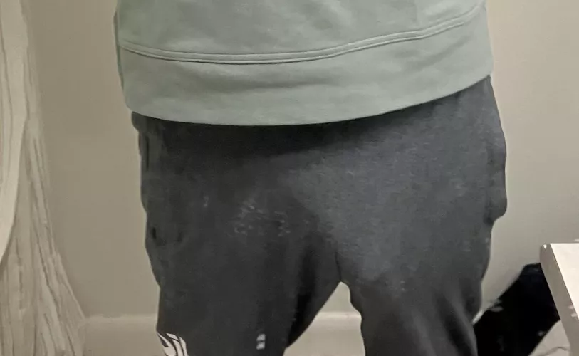 Grey sweatpants