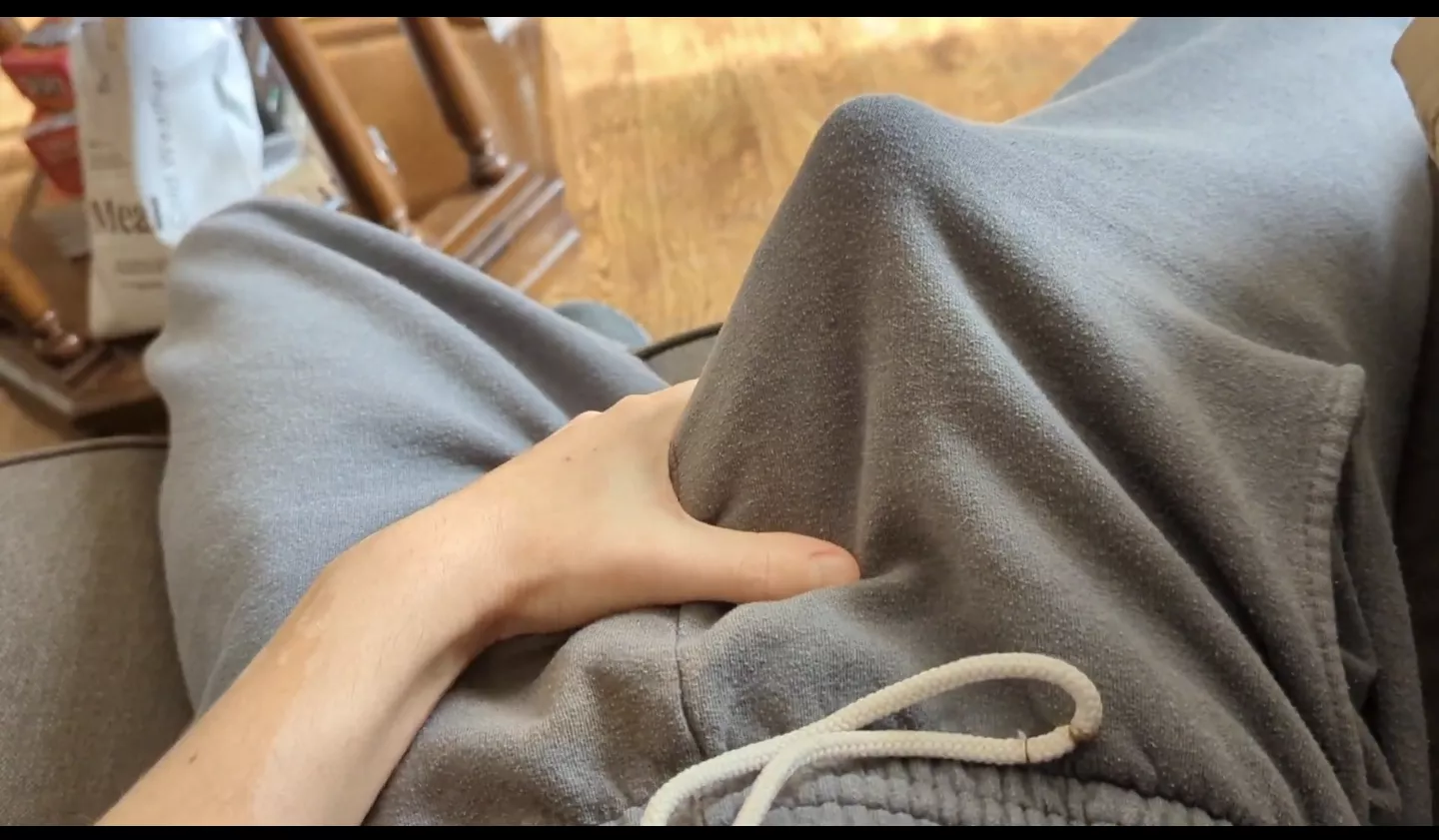 Grey sweatpants are all the rage I hear